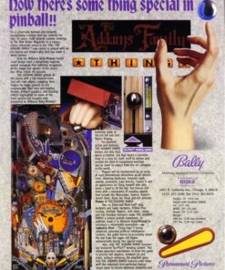 Addams Family Pinball Machine by Bally