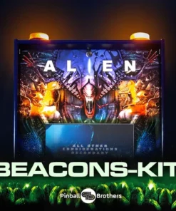 Alien Pinball Beacons Kit with two interactive beacons