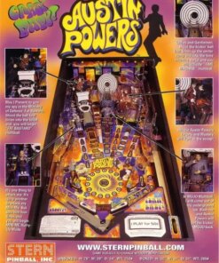 Austin Powers Pinball Machine by Stern