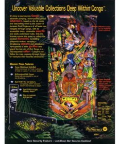 Congo Pinball Machine by Williams