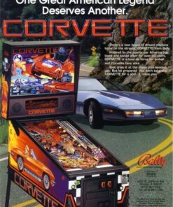 Corvette Pinball Machine by Bally