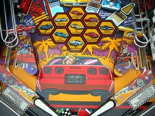 Corvette Pinball Machine by Bally