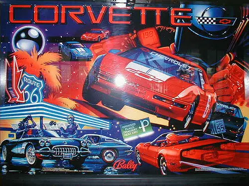 Corvette Pinball Machine by Bally