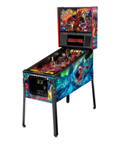 Deadpool Premium Pinball Machine by Stern showcasing vibrant artwork and design