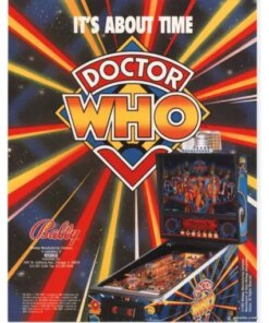 Doctor Who Pinball Machine by Bally