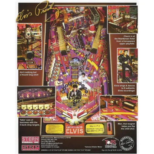 Elvis Pinball Machine by Stern