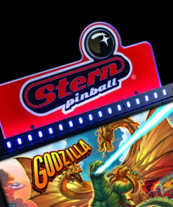 Expression Light Topper - Game Plate featuring the Stern Pinball logo