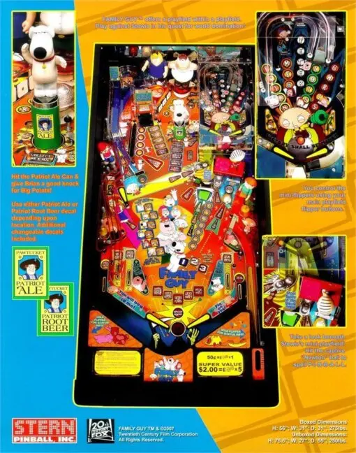 Family Guy Pinball Machine by Stern