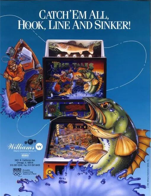 Fish Tales Pinball Machine by Williams