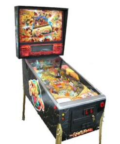 Flintstones Pinball Machine by Williams showcasing vibrant graphics and classic design