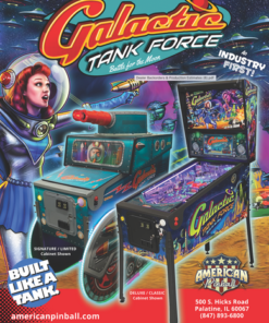 Galactic Tank Force Pinball Machine - SIGNATURE EDITION MODEL - GTF!