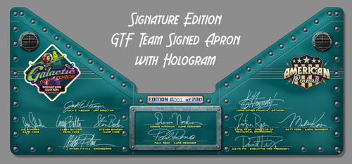 Galactic Tank Force Pinball Machine - SIGNATURE EDITION MODEL - GTF!