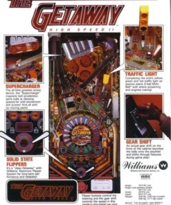 Getaway: High Speed 2 Pinball Machine by Williams