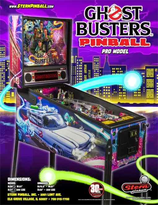 Ghostbusters Pro Pinball Machine by Stern