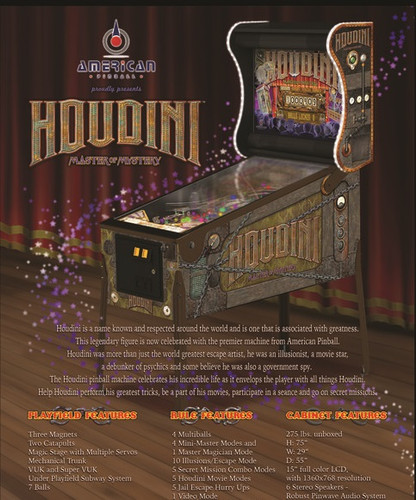 Houdini: Master of Mystery Deluxe Model
