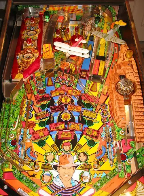Indiana Jones Pinball Machine (1993) by Williams