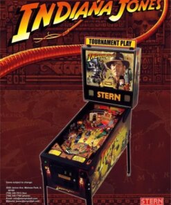 Indiana Jones Pinball Machine (2008) by Stern