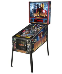 Iron Man Pinball Machine by Stern showcasing vibrant artwork and dynamic playfield