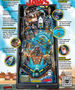 Jaws Pinball Machine - Premium Model