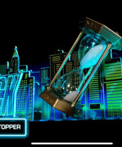 John Wick Pinball Topper Accessory featuring a unique hourglass design