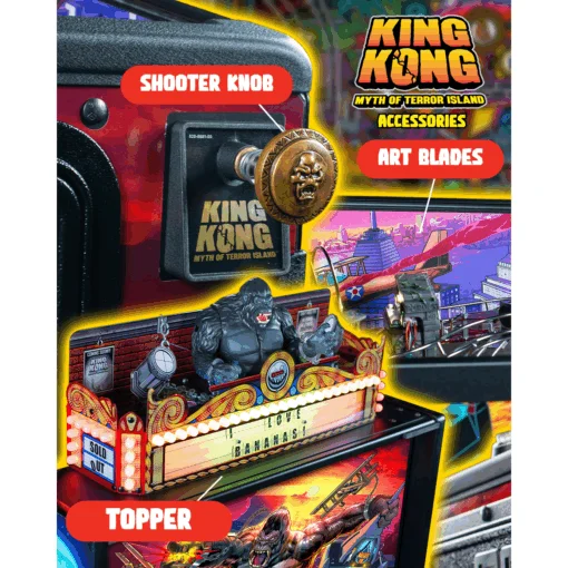 King Kong Pinball Art Blades