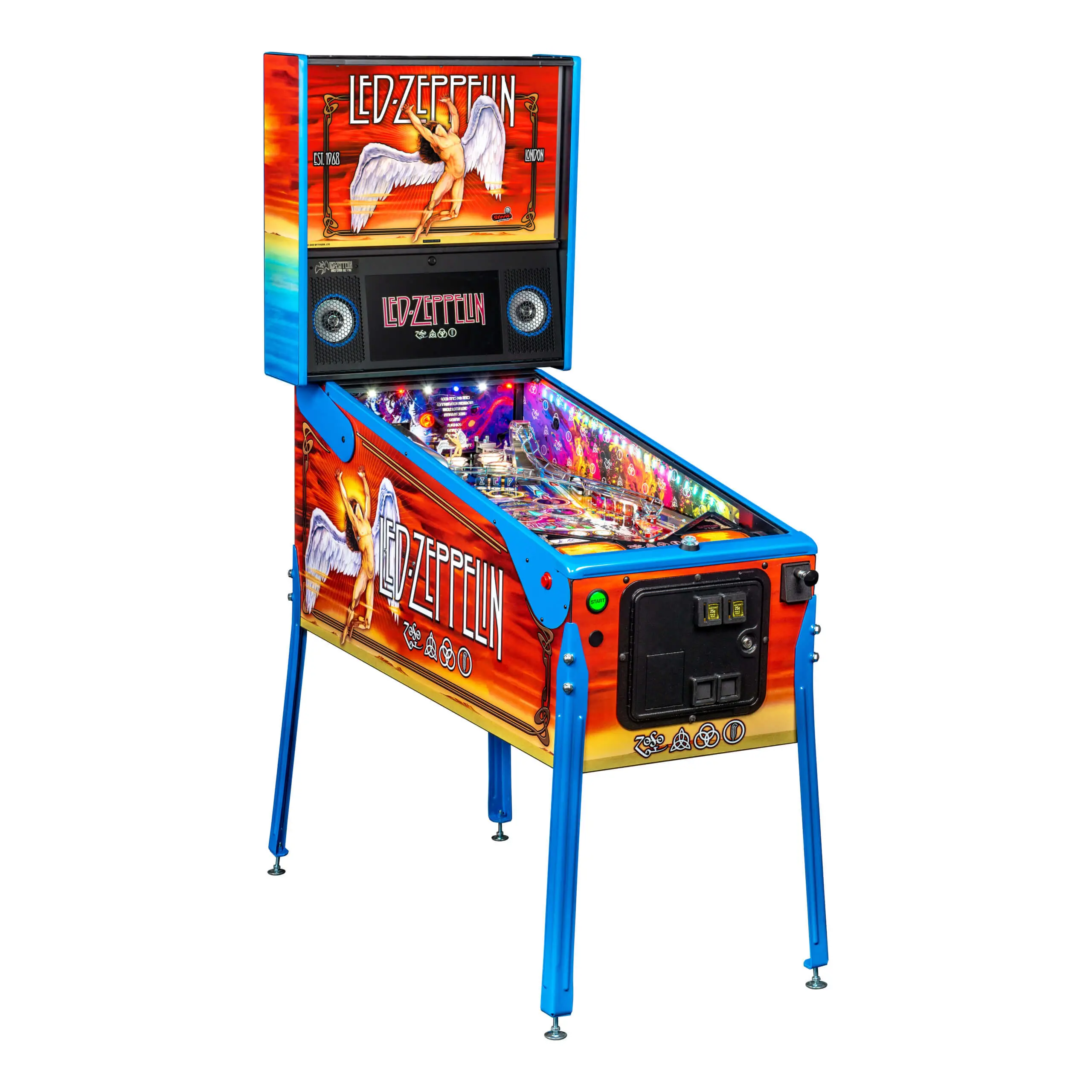 Led Zeppelin Limited Edition Pinball Machine by Stern