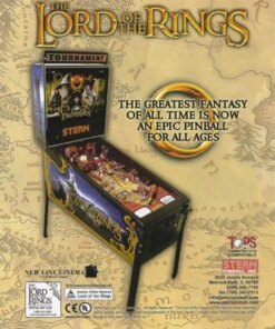 Lord of the Rings Pinball Machine by Stern