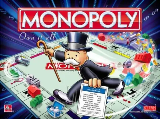 Monopoly Pinball Machine by Stern