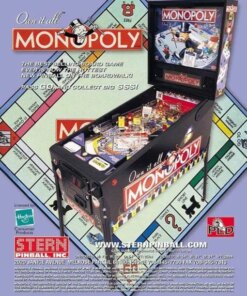 Monopoly Pinball Machine by Stern