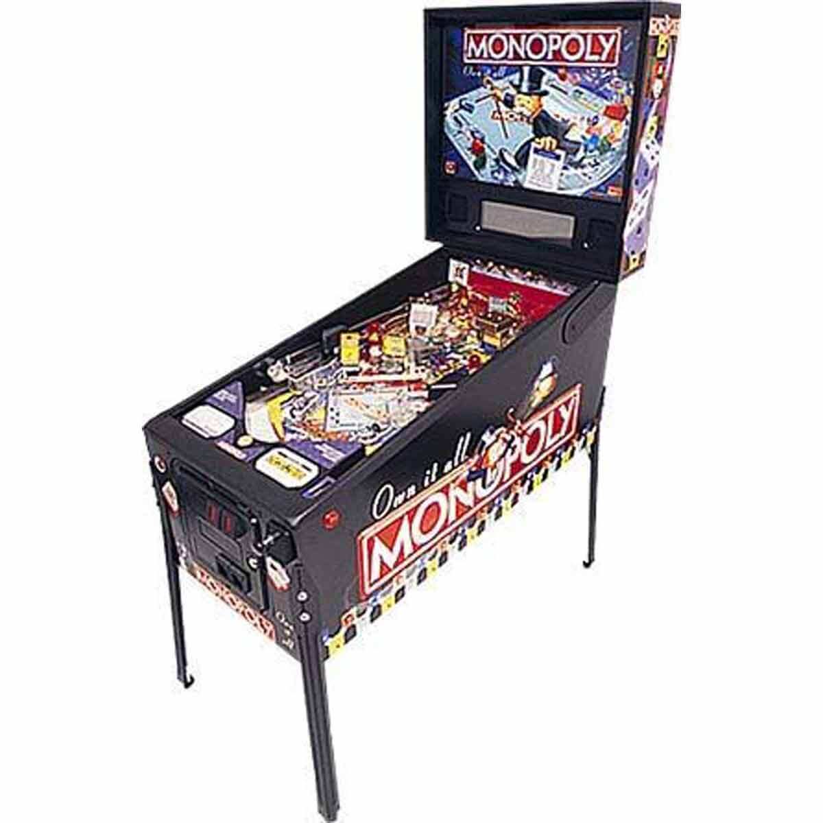 Monopoly Pinball Machine by Stern featuring vibrant graphics and engaging gameplay