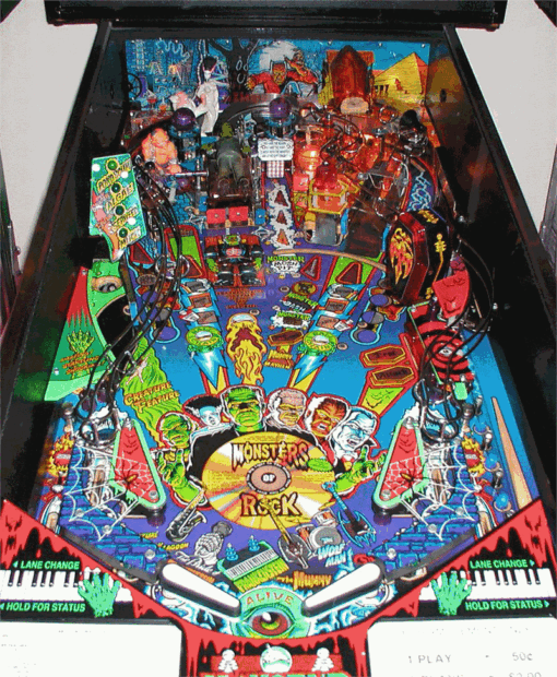 Monster Bash Pinball Machine by Williams