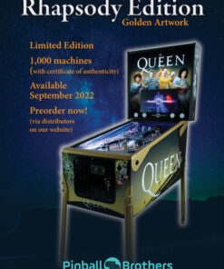 Queen Pinball Machine - Rhapsody Edition - Limited to 1000 Units