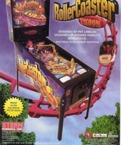 Roller Coaster Tycoon Pinball Machine by Stern