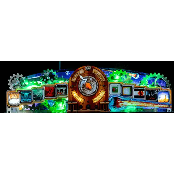 Rush Pinball Topper by Stern featuring vibrant RUSH artwork