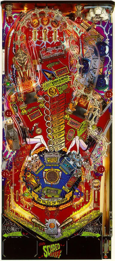 Scared Stiff Pinball Machine by Bally