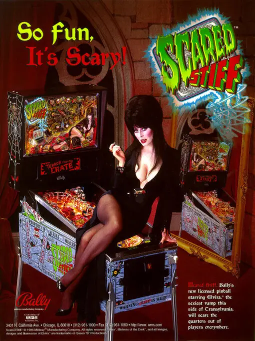 Scared Stiff Pinball Machine by Bally