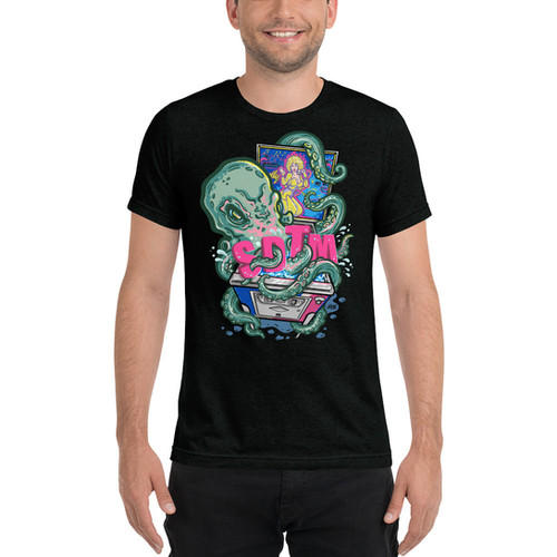 SDTM Return Of The Kraken Short Sleeve Tri-blend Shirt | Flip N Out Pinball