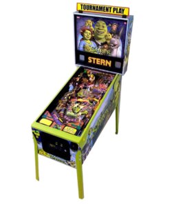 Shrek Pinball Machine by Stern featuring vibrant graphics and engaging gameplay