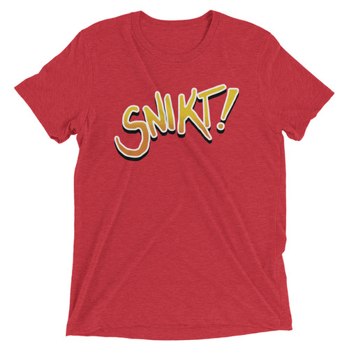 SNIKT! Tri-blend T-Shirt | Flip N Out Pinball