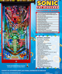 Sonic The Hedgehog Collectors Edition (CE) Pinball Machine