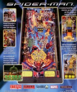 Spider-man Pinball Machine by Stern