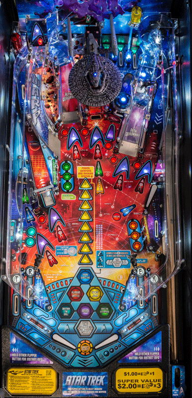 Star Trek Pro Pinball Machine by Stern