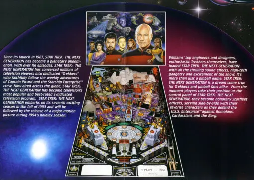 Star Trek: The Next Generation Pinball Machine by Williams