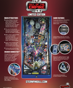 Star Wars: Fall Of The Empire Pinball Machine - LIMITED EDITION (LE)