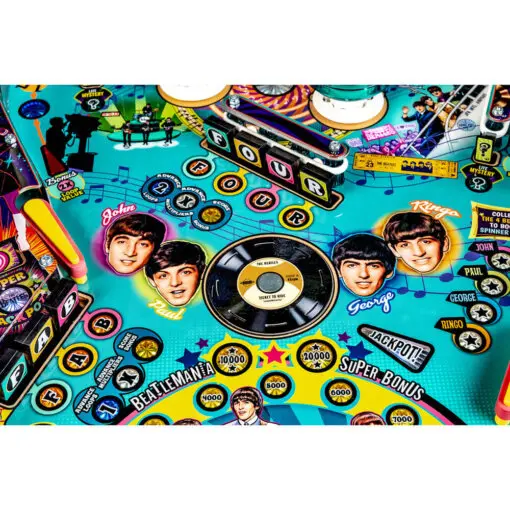 The Beatles Gold Edition Pinball Machine by Stern