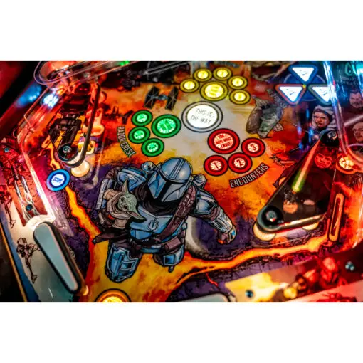The Mandalorian Pro Pinball Machine by Stern