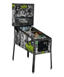The Munsters Premium Pinball Machine by Stern featuring vibrant artwork and dynamic gameplay