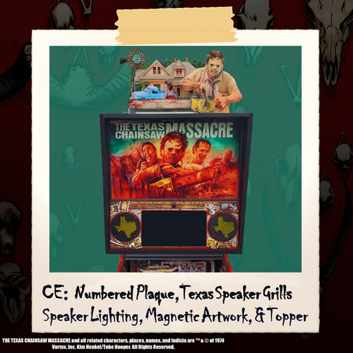 The Texas Chainsaw Massacre Pinball Machine - Collector's Edition