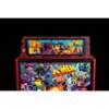 The Uncanny X-Men Pinball Topper by Stern featuring a rotating 80s-style billboard and RGB LED lighting
