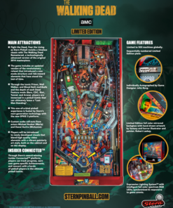 The Walking Dead Remastered Limited Edition (LE) Pinball Machine